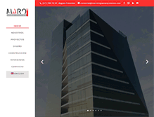 Tablet Screenshot of mauriciopaezarquitectos.com